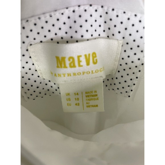 Anthropologie Maeve Pleated Asymmetrical Wrap Skirt, Size 10 NWT - Picture 6 of 12